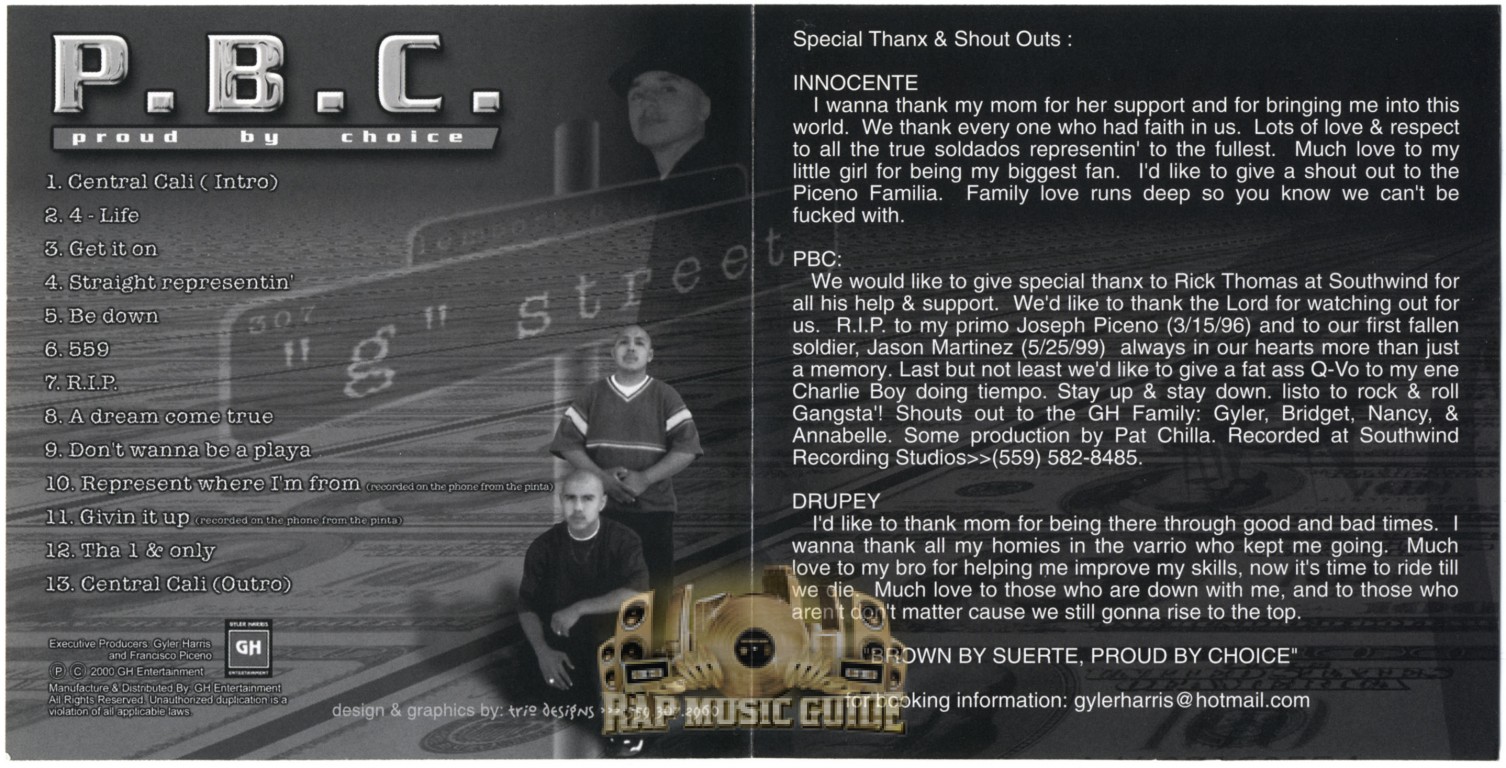 P.B.C. - Central Valley Livin: CD | Rap Music Guide